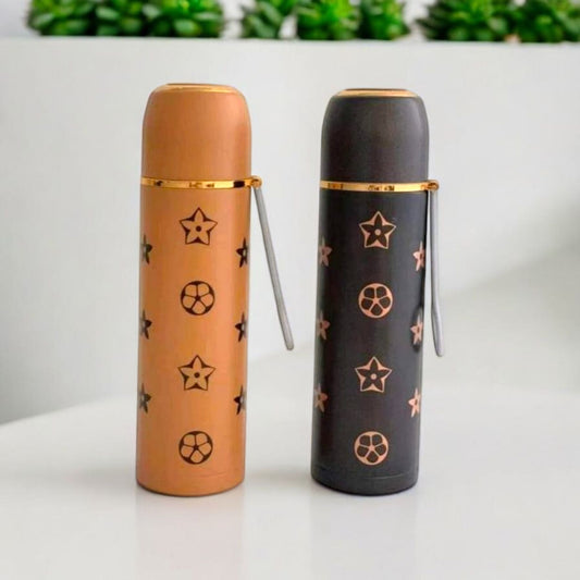 Luxury Patterned Insulated Flask Bottle 500ml