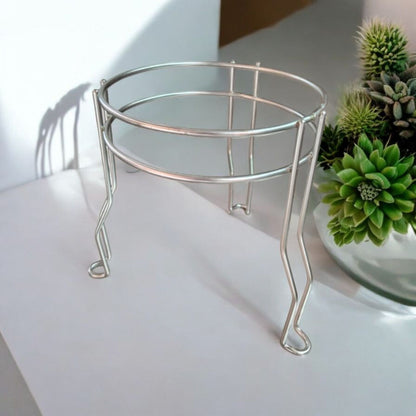 Compact Stainless Steel Plant Stand