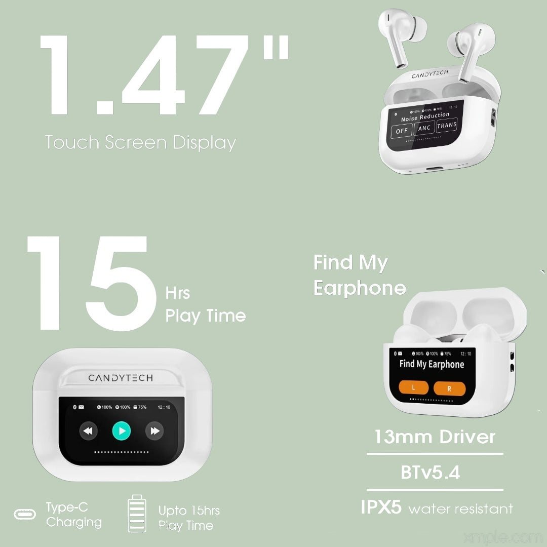 Airspace Touchscreen Bluetooth Earbuds