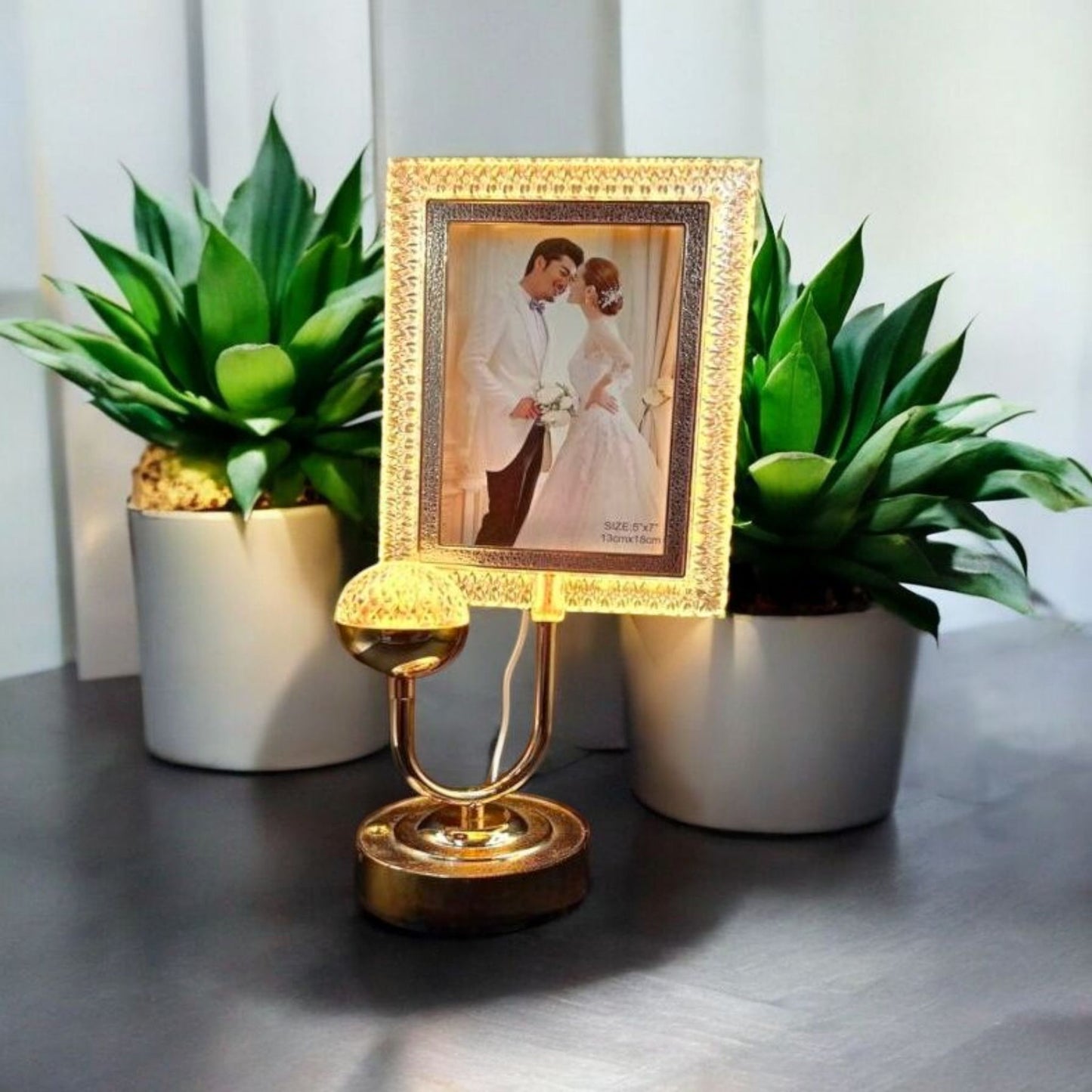 Luxury Illuminated Wedding Photo Frame