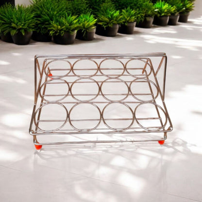 Stainless Steel Bottle Storage Rack
