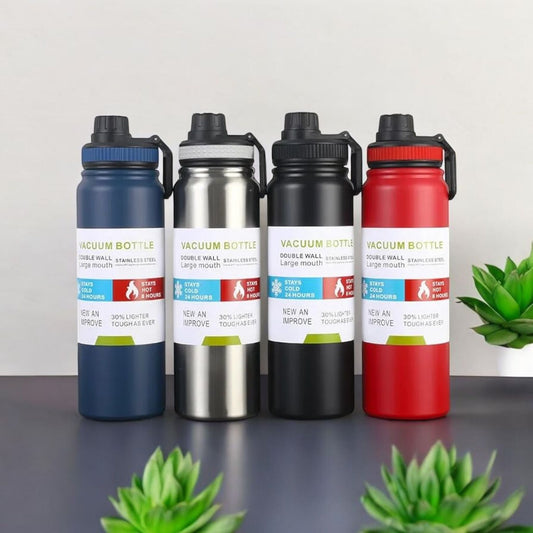 Red Double Wall Vacuum Water