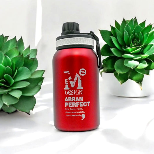 Sports Water Bottle with Carabiner Clip 580ml