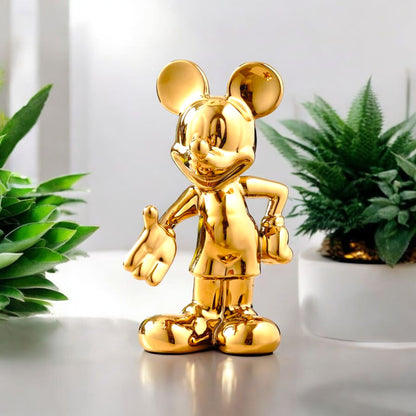 Gold Mickey Mouse Figurine