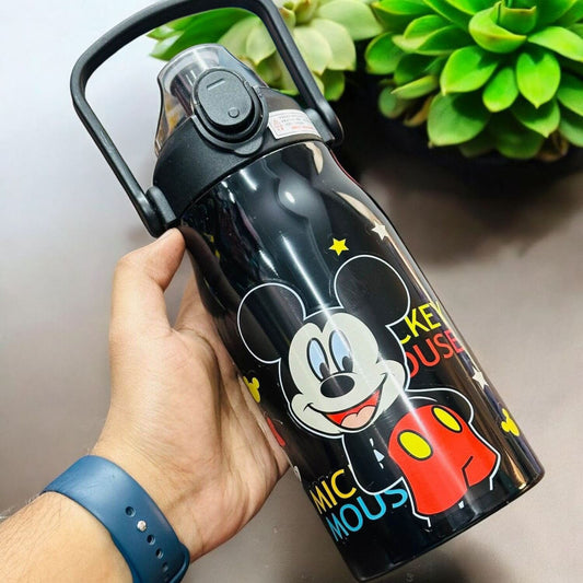 Mickey Mouse Printed Kids Water Bottle 1000ml