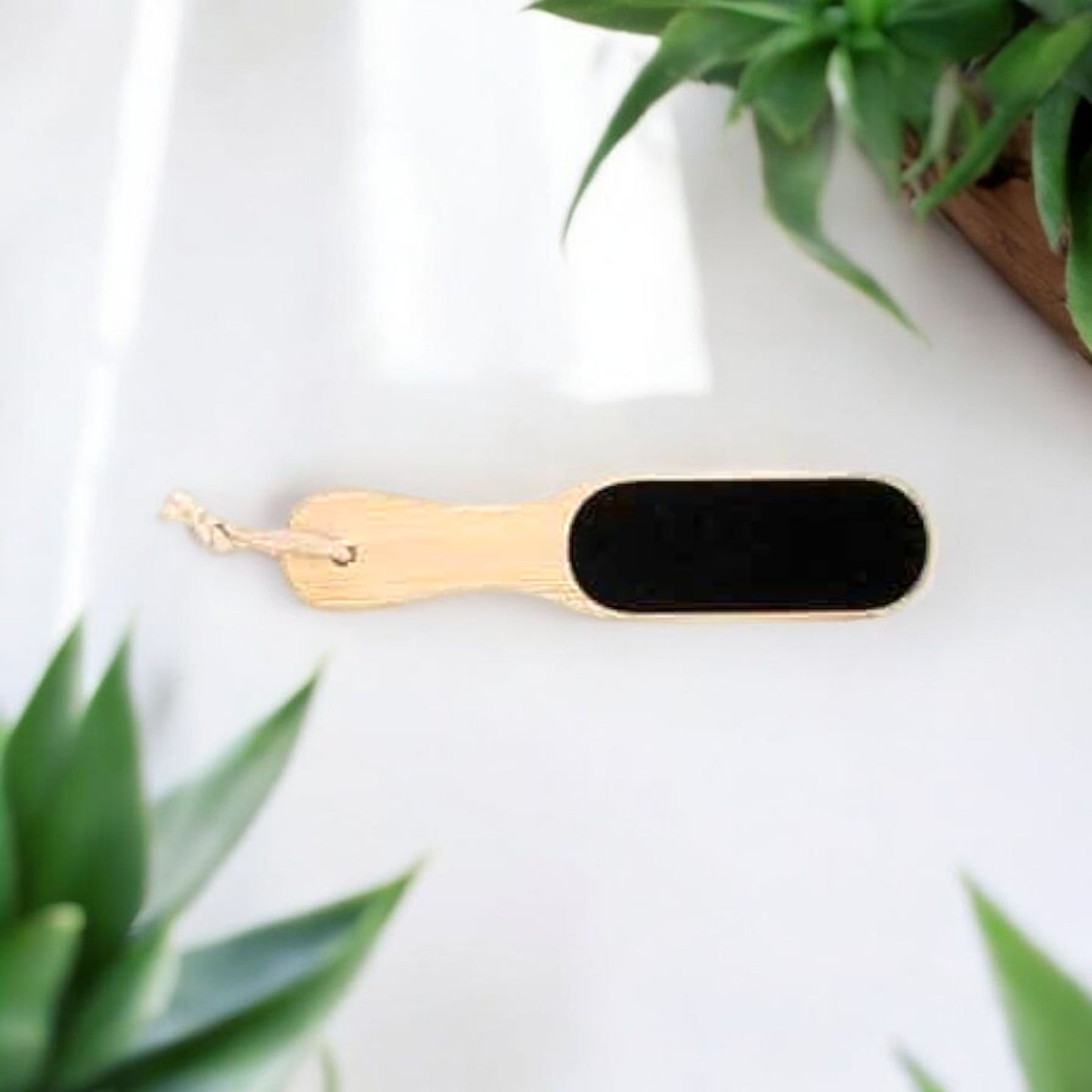 Dual Sided Wooden Foot File Scrubber