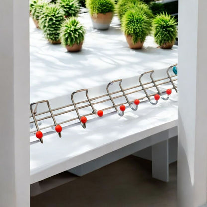 Stainless Steel wall Mount Hook Rail
